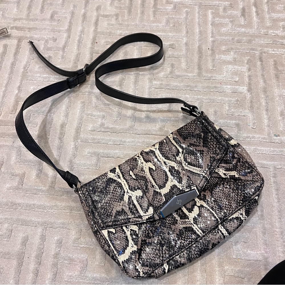 Simply Vera Wang Faux Snake Leather Purse